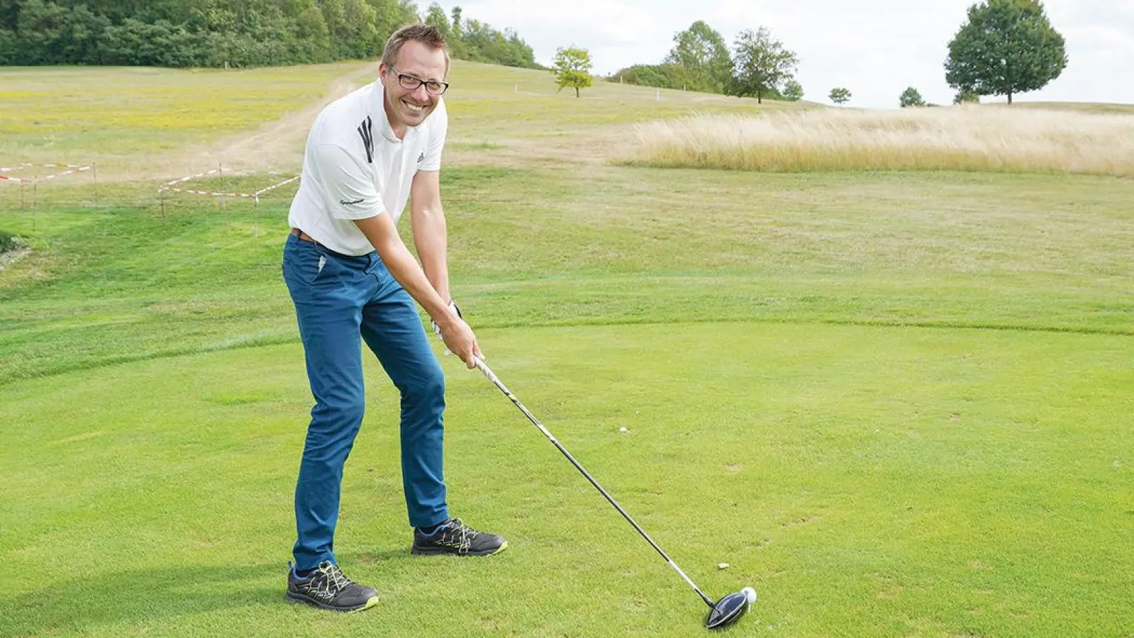 Golflehrer PGA Pro Ulrich Drescher, Golfclub Bayreuth. Foto Stefan Dörfler (Foto: Foto: Stefan Dörfler)