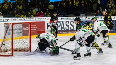 Florian Lüsch war doppelter Torschütze für die onesto Tigers im Derby gegen Höchstadt. (Foto: Dirk Ellmer)