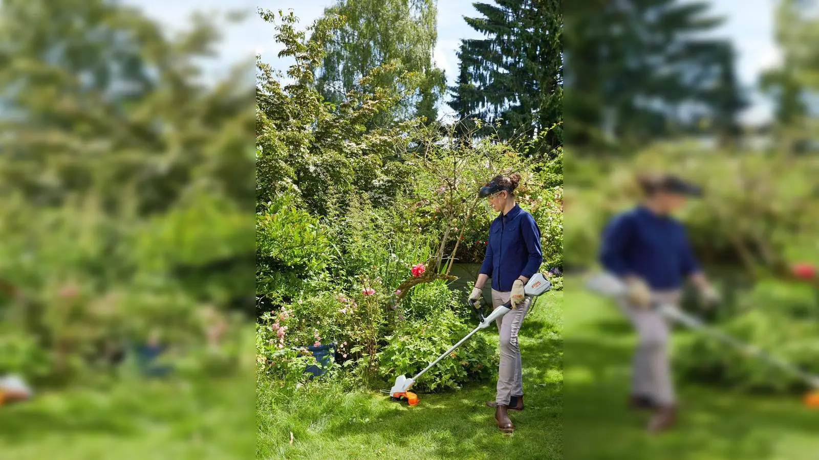 Dem Garten mehr Struktur geben: Einzelne Beete gliedern die Fläche und lassen das Grundstück insgesamt größer wirken. (Foto: Foto: djd/STIHL)