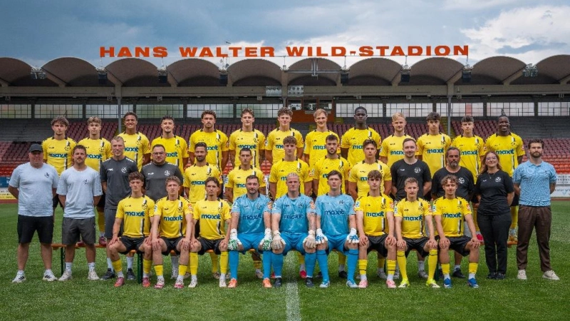 Das Team der SpVgg Bayreuth in der Regionalligasaison 2026/27. (Foto: SpVgg Bayreuth/Simon Helfensdörfer)