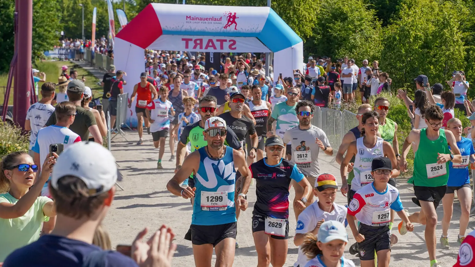 Bei bestem Wetter ging der Mainauenlauf in die 9. Runde.  (Foto: sd)