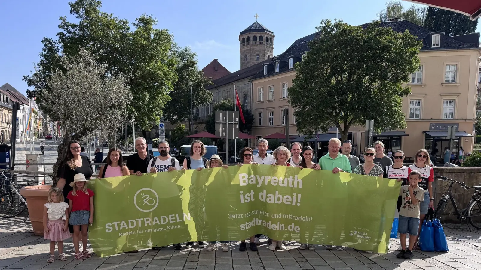 Auch in diesem Jahr hat die Aktion STADTRADELN viele Menschen in Bayreuth für den Klimaschutz mobilisiert.  (Foto: Bayreuth Marketing & Tourismus GmbH )