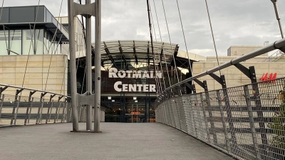 Der Dieb konnte aus dem Rotmain Center in Richtung ZOH flüchten.  (Foto: red )