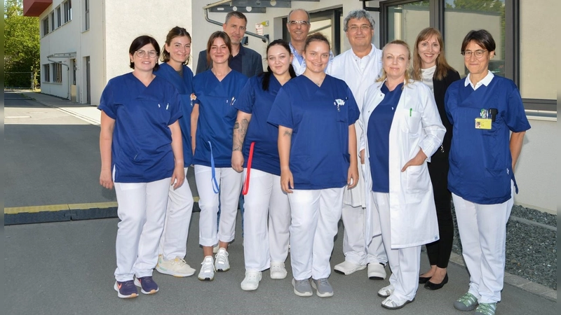 Das ist das Team der neu etablierten Ambulanten Spezialfachärztlichen Versorgung (ASV)  für Tumoren der Lunge und benachbarter Organe im Bauchraum am Klinikum Bayreuth. (Foto: Klinikum Bayreuth )