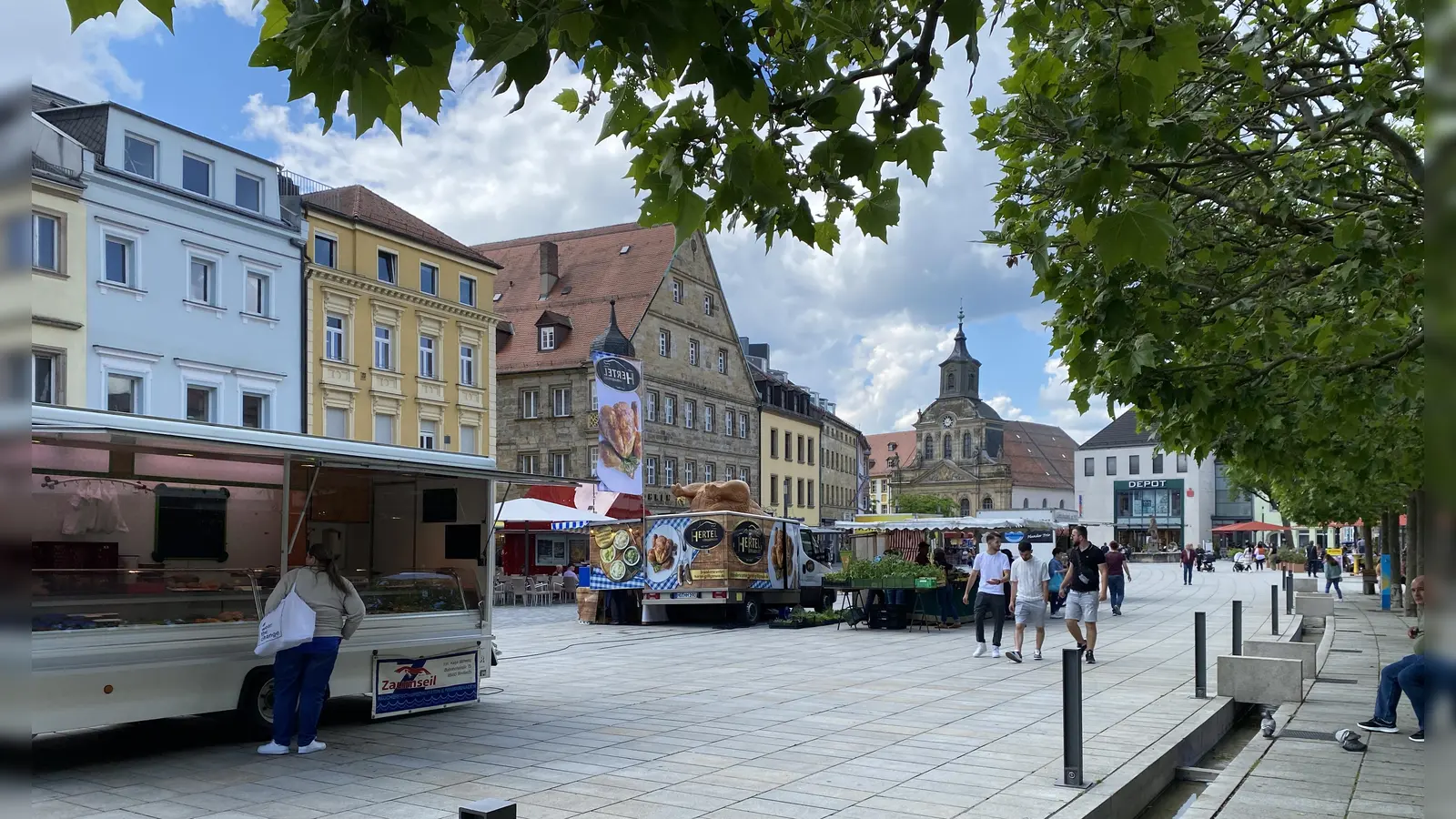 Der Viktualienmarkt in der kommenden Woche wird verschoben.  (Foto: red )