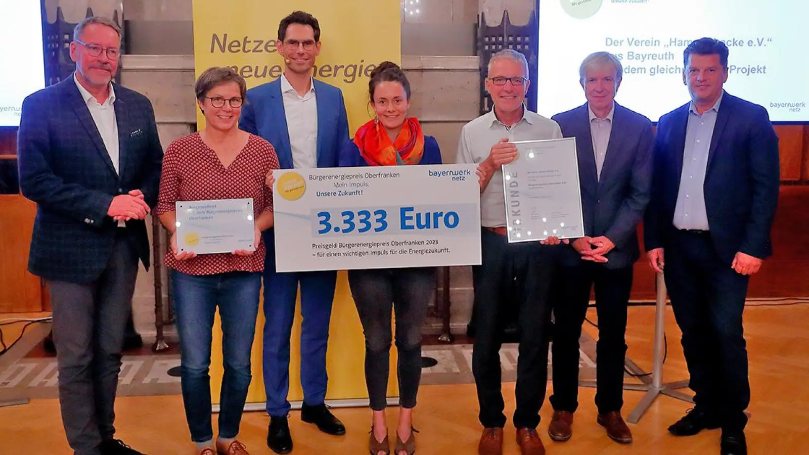 Hamsterbacke aus Bayreuth mit Bürgerenergiepreis des Bayernwerks ausgezeichnet (Foto: red)