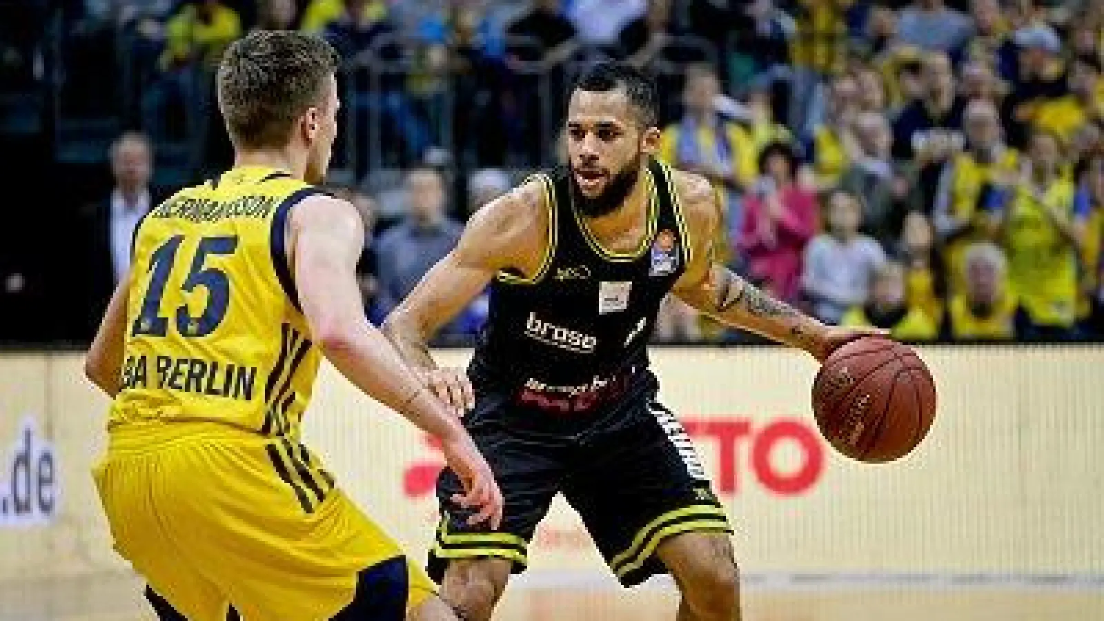 Kassius Robertson &amp; Co. konnten in der zweiten Hälfte nicht mehr mit Alba mithalten / Fotos: ochsenfoto.de (Foto: inBayreuth.de)