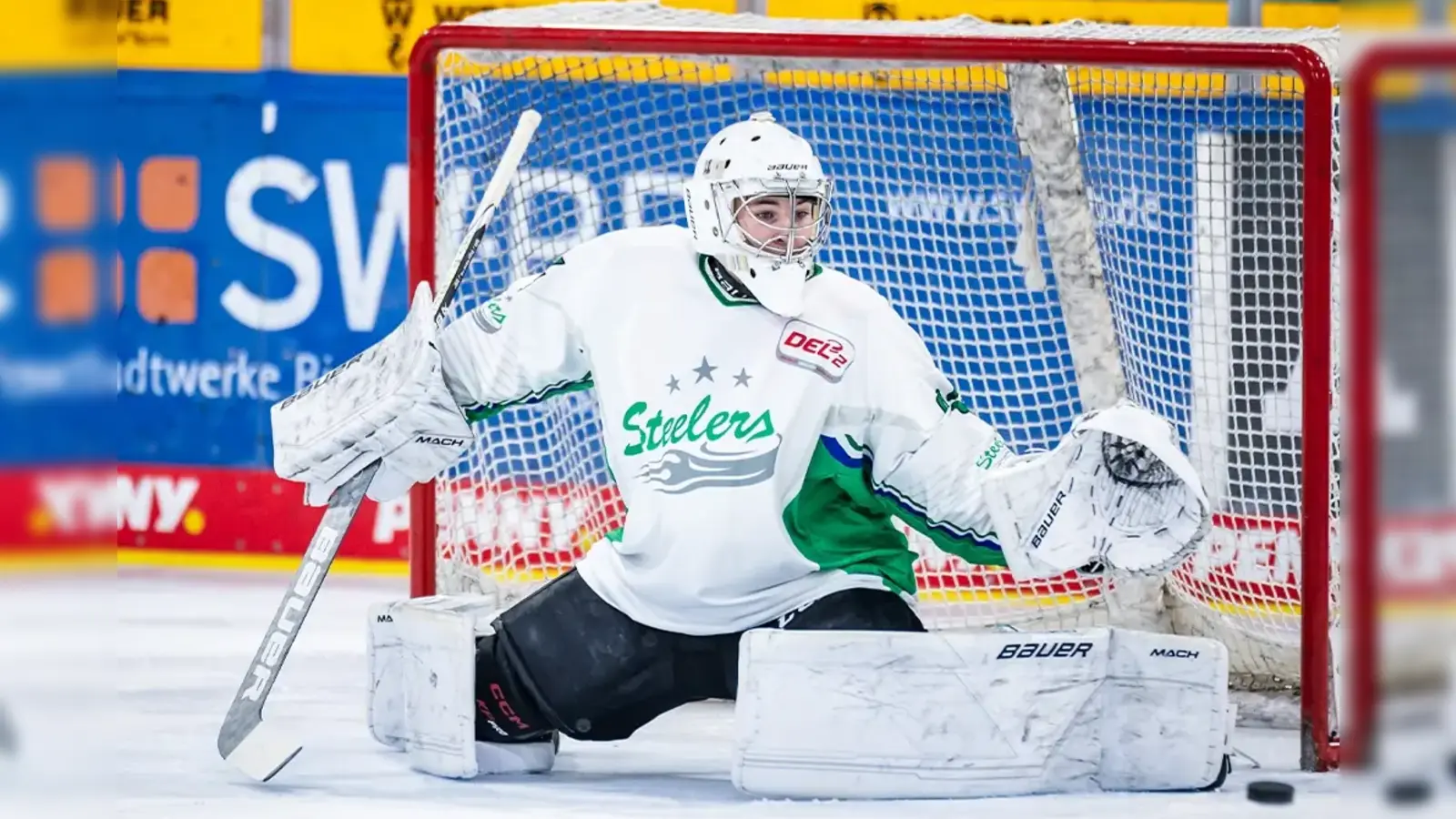 Der Deutsch-Kanadier Conner McLeod wird in der neuen Saison mit einer Förderlizenz als Backup-Goalie bei den onesto Tigers agieren. (Foto: Dominik Thalau)