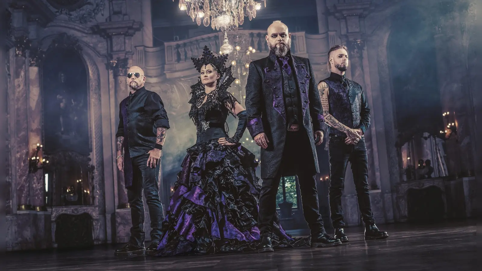 Die Hamburger Dark-Rock-Erfolgsband Mono Inc. wird im Schönen Hof der Plassenburg zu Gast sein. (Foto: Mono Inc.)