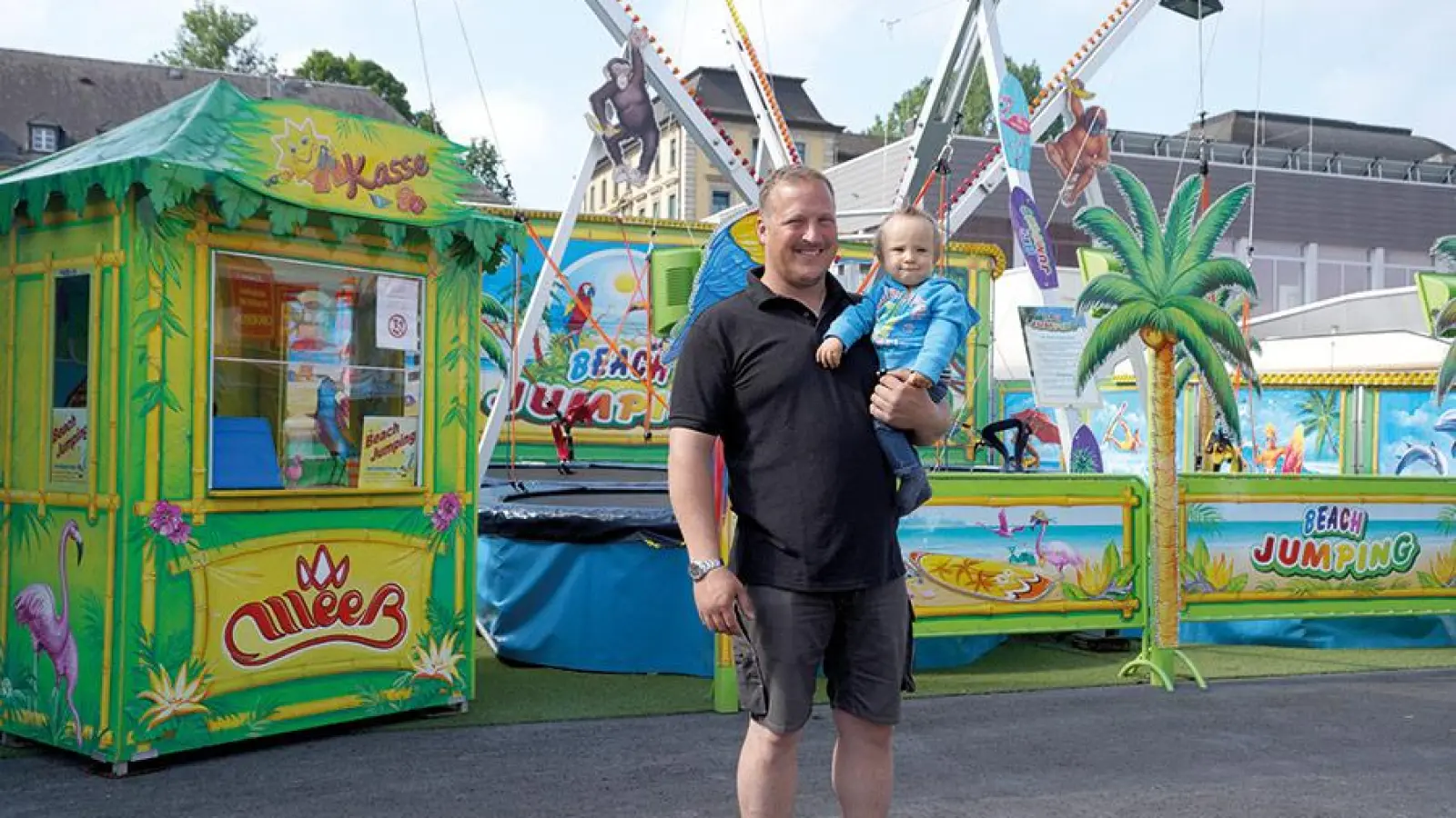 Willkommen beim Beach Jumping (Foto: inBayreuth.de)
