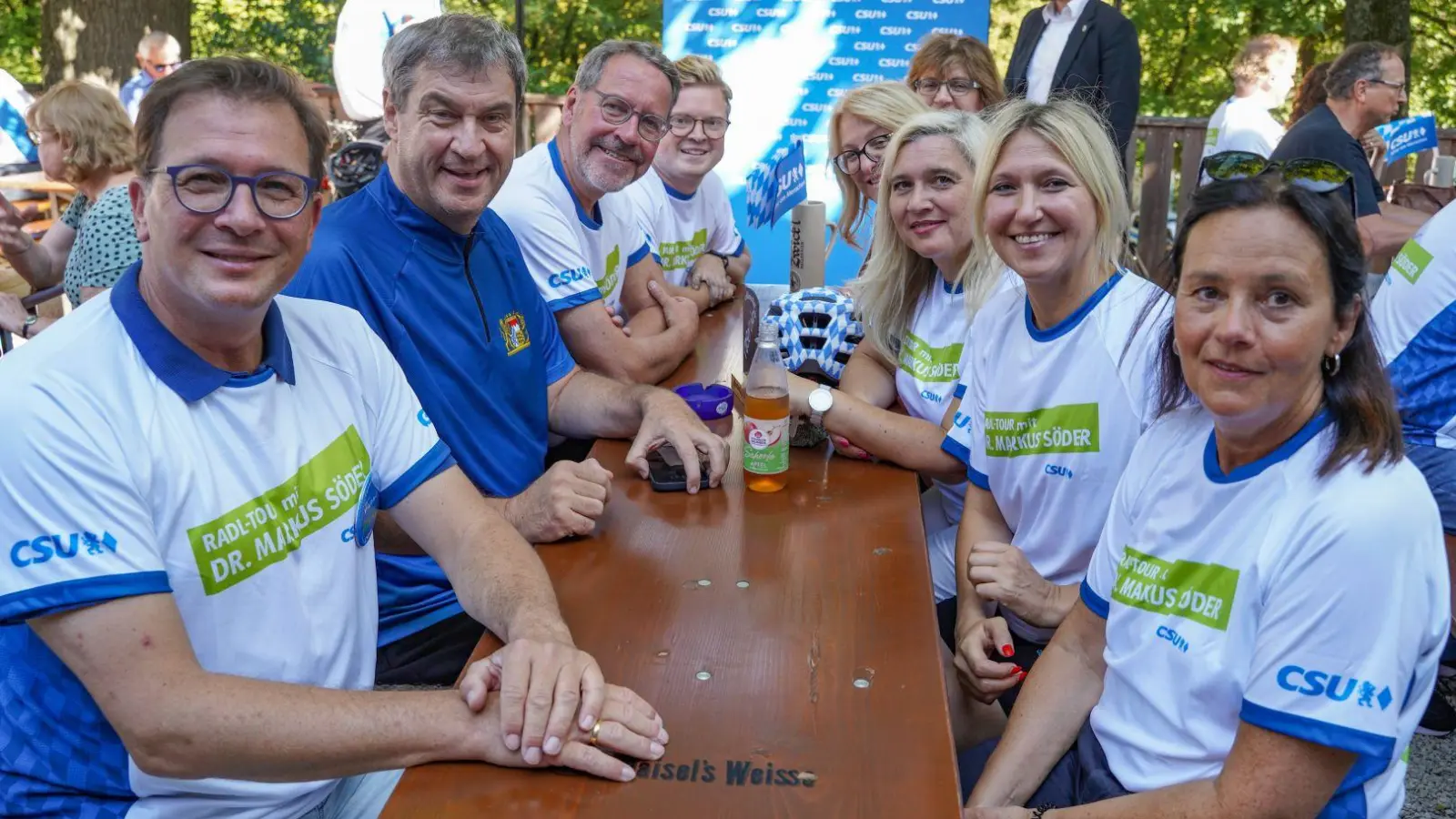 Von Creußen nach Bayreuth: Eine Fahrradtour mit dem Ministerpräsidenten (Foto: Stefan Dörfler / Raimund Nols)
