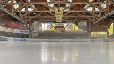 Eisstadion Bayreuth. Die Gläubigerversammlung der Bayreuth Tigers GmbH findet noch im April statt. (Foto: Lenkeit)