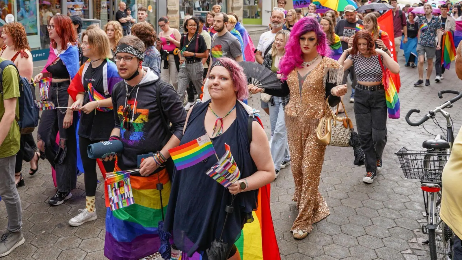 Erster Christopher Street Day in Bayreuth (Bildergalerie) (Foto: Stefan Dörfler)