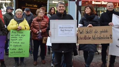 Kirchenvorstand Karlheinz Lauterbach hat den Protest organisiert. (Foto: Lenkeit)