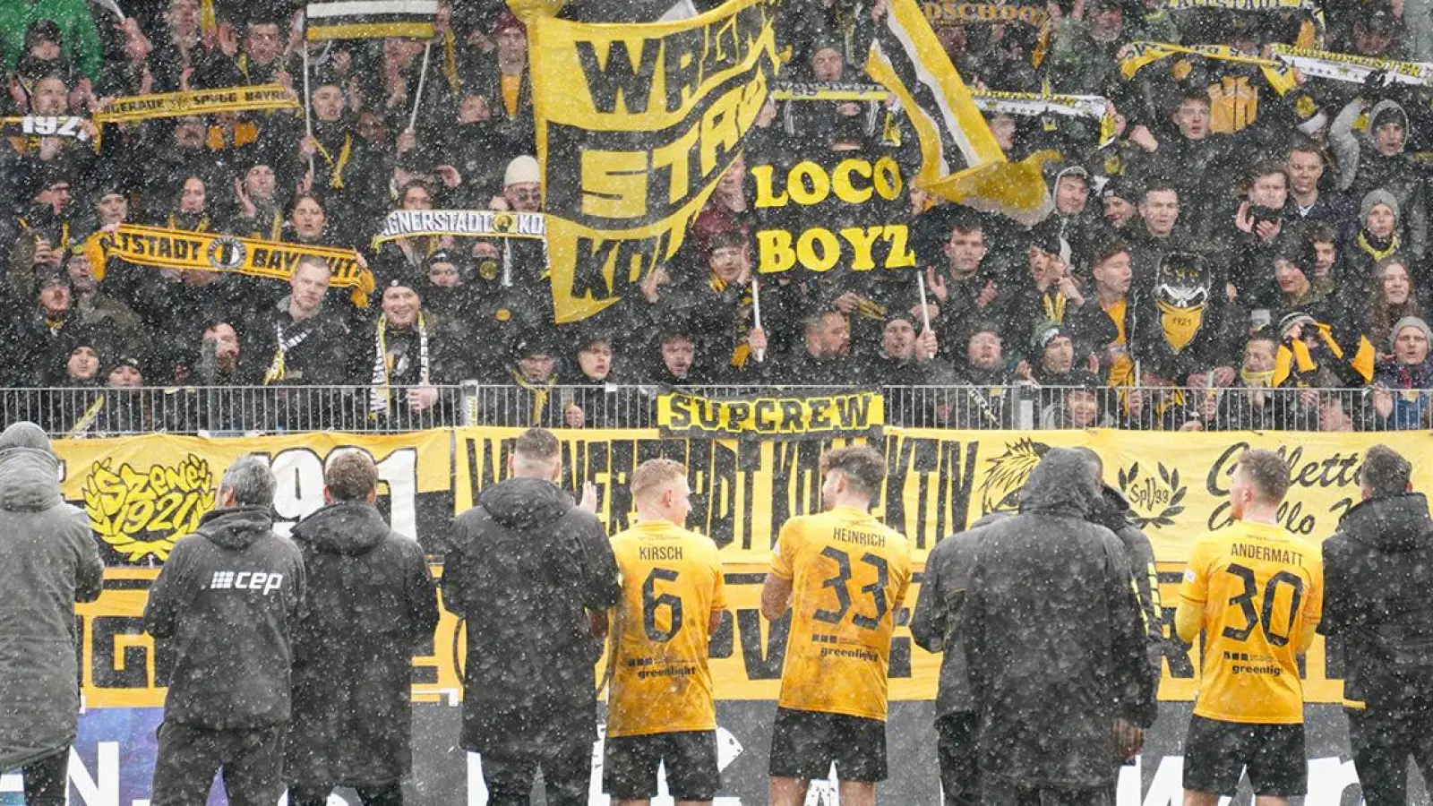 Die SpVgg Bayreuth empfängt am Samstag (11. März 2023) Waldhof Mannheim. (Foto: Dörfler)