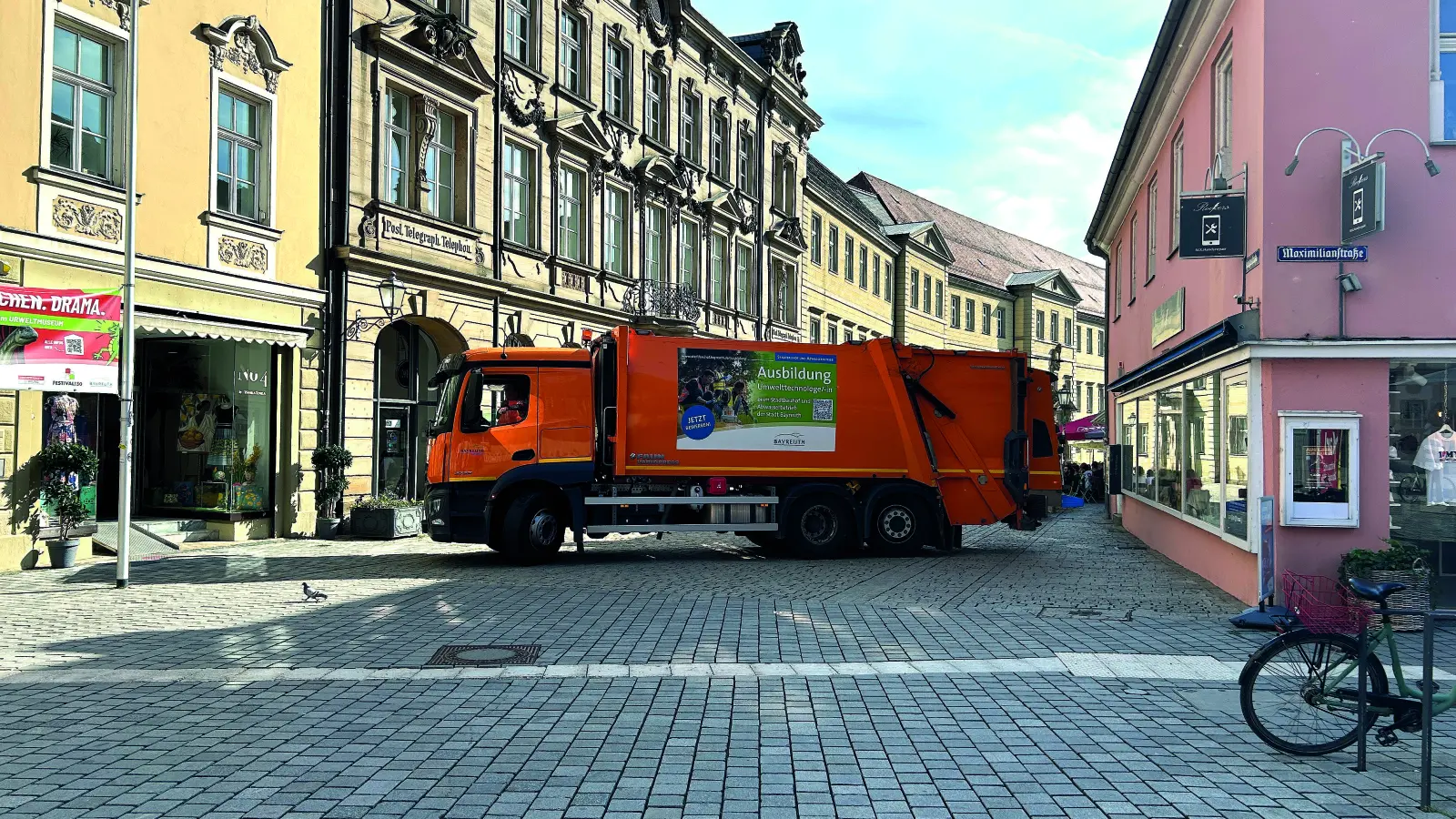 Der Bayreuther Volksfestzug zeigte in diesem Jahr vor allem eines: Sicherheit ist inzwischen überall. (Foto: gmu)