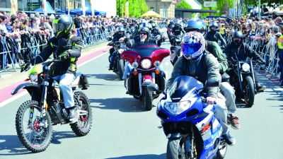 Kulmbach wird am Wochenende wieder zum Biker-Treff. &nbsp; (Foto: gmu)