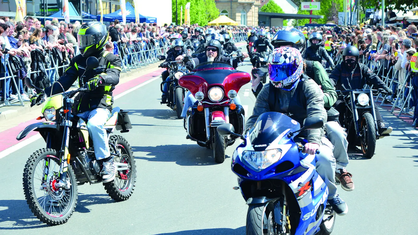 Kulmbach wird am Wochenende wieder zum Biker-Treff. &nbsp; (Foto: gmu)