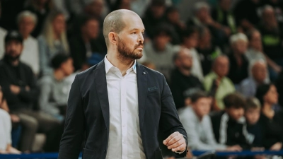 Florian Wedell, Headcoach des BBC Bayreuth. (Foto: Thorsten Ochs)