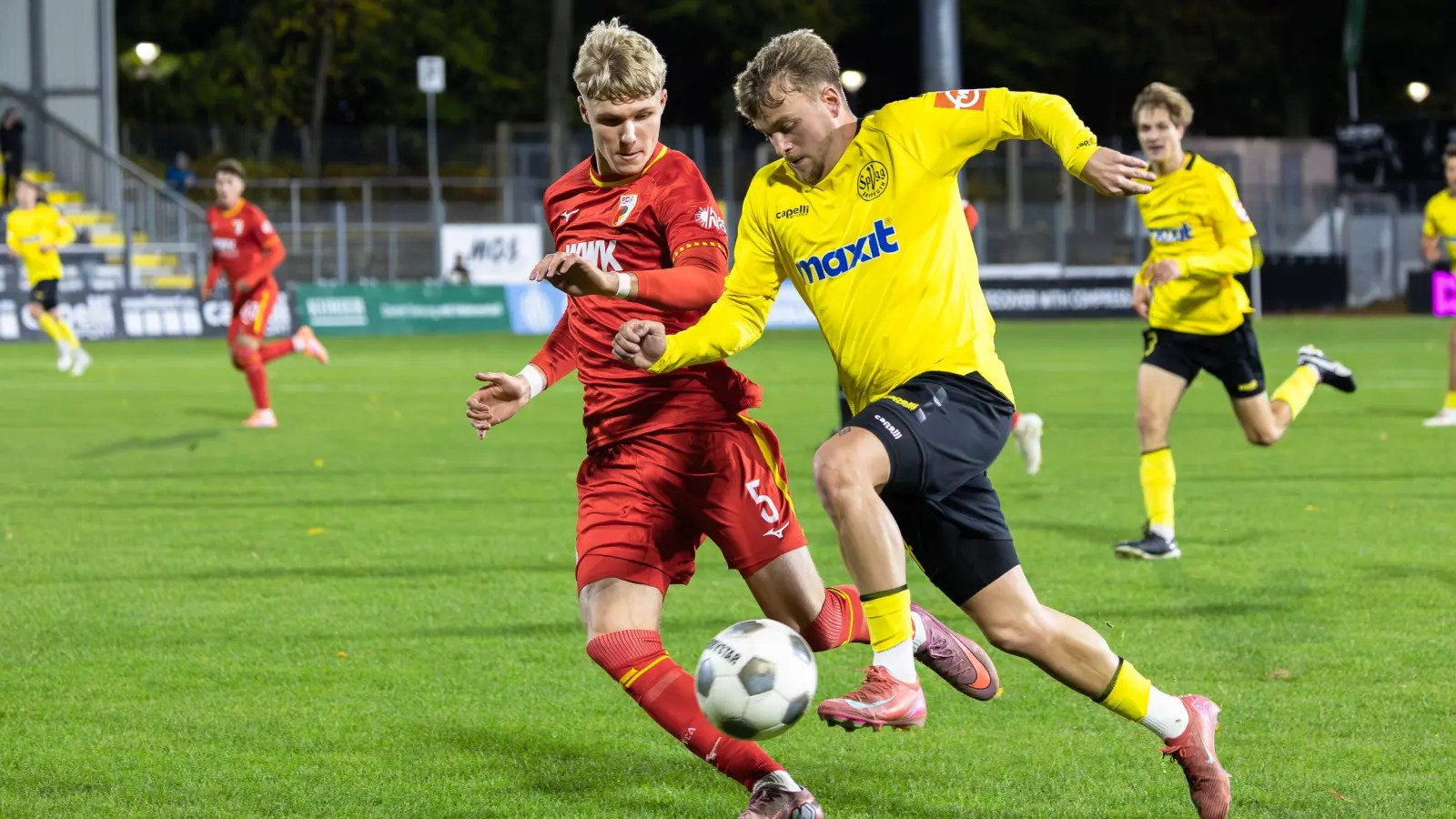 Nach dem Heimsieg gegen den FC Augsburg II (Bild) musste die SpVgg Bayreuth heute Nachmittag bei der Zweitliga-Reserve des 1. FC Nürnberg eine Niederlage hinnehmen. (Foto: Archiv/Dirk Ellmer)