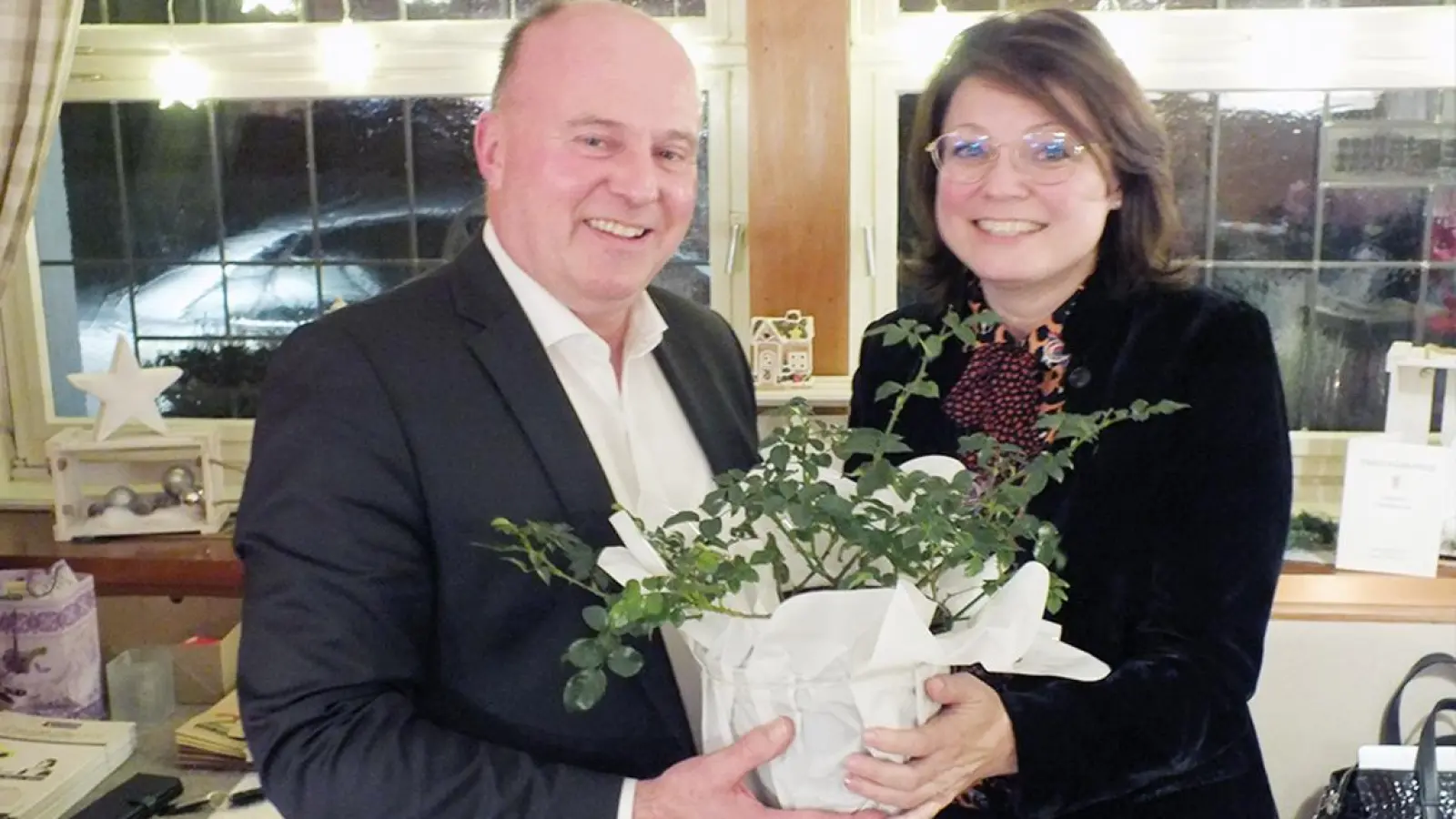 Hartmut Koschyk Olga Martens Humboldt Jubiläumsjahr Foto Roland Schmidt (Foto: Roland Schmidt)