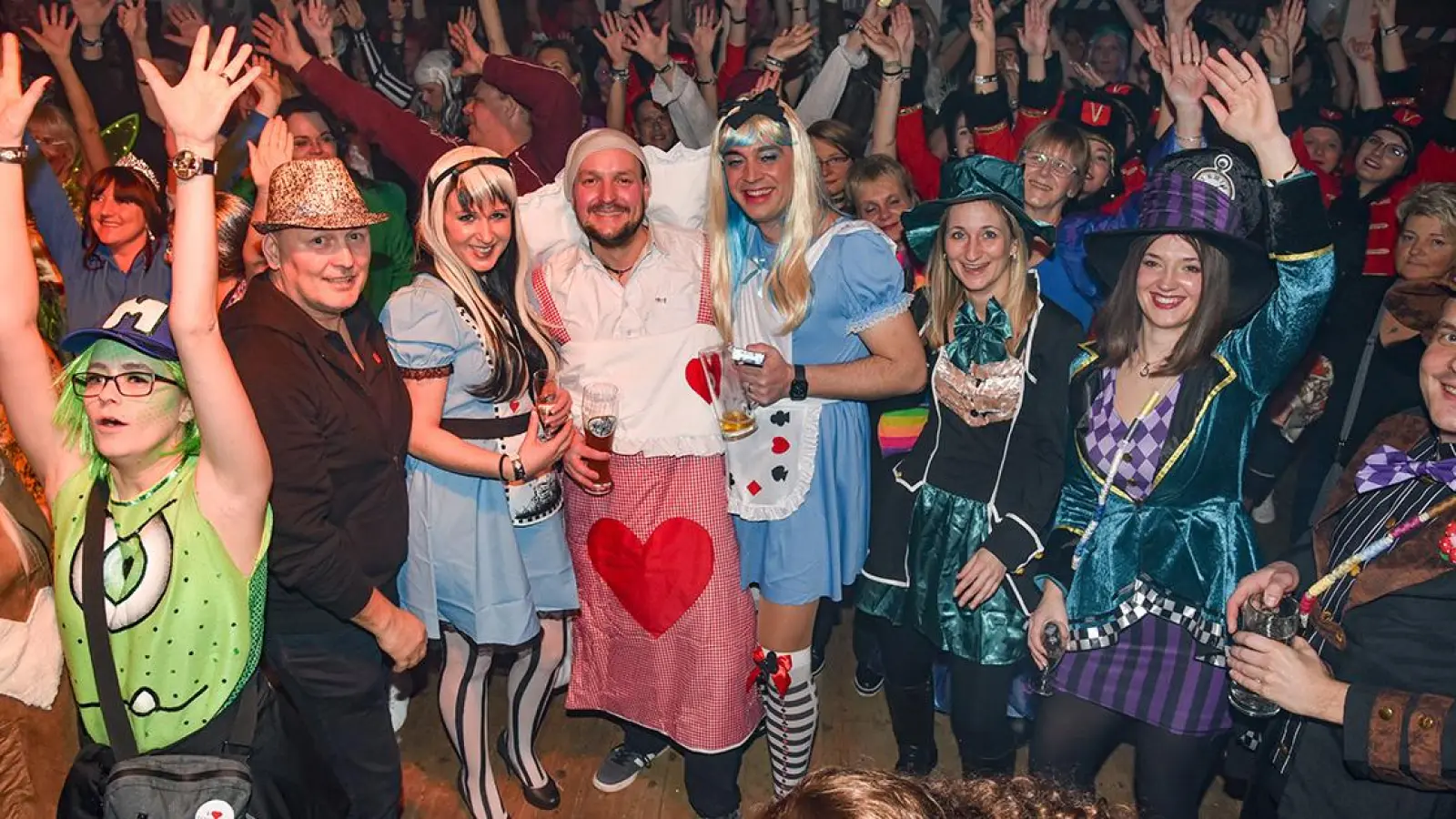 Der letzte große Fasching in Bayreuth im Jahr 2020. (Foto: Dörfler)