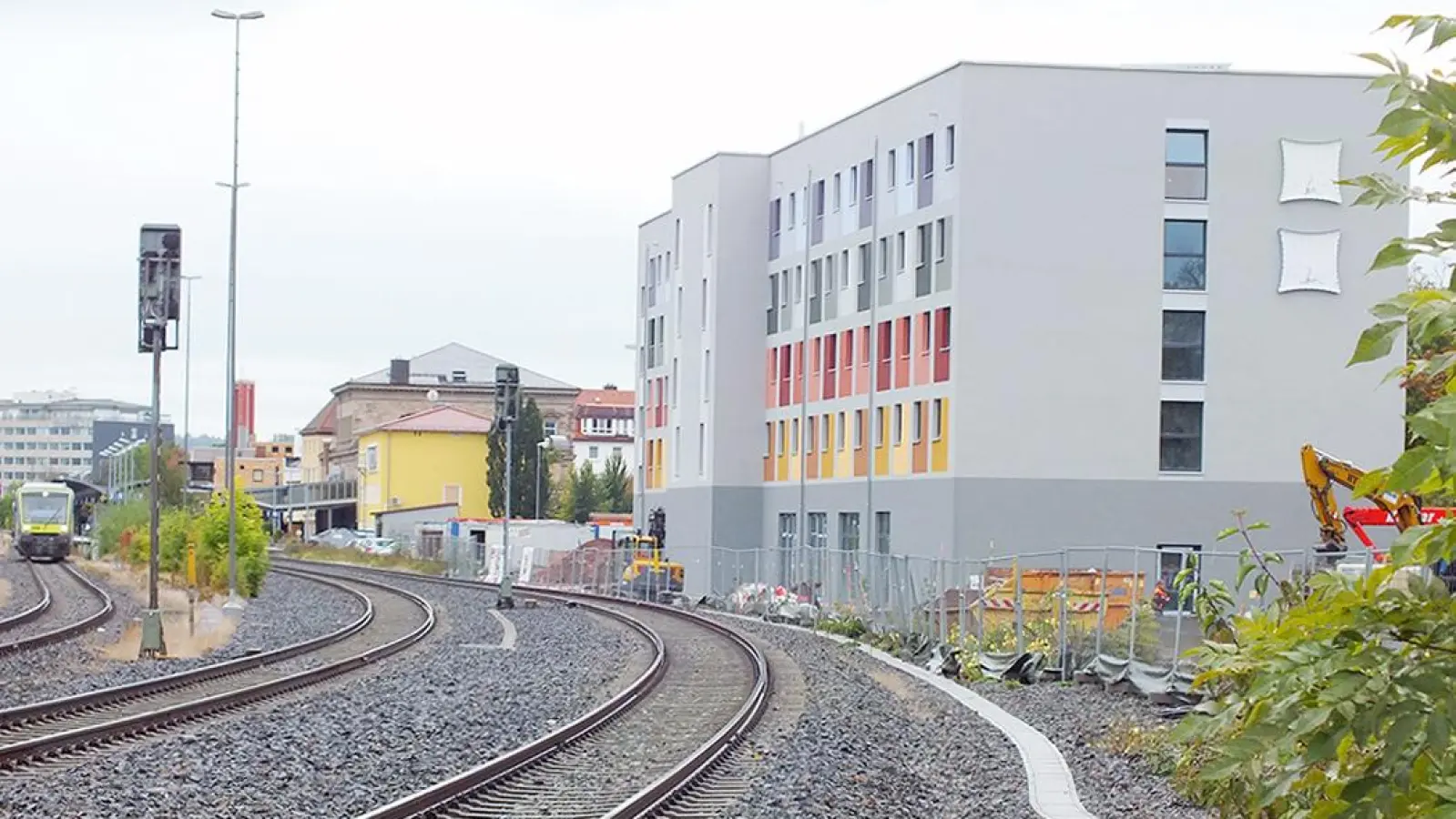 Baustelle ibis hotel Bayreuth Bahnhof Foto Roland Schmidt (Foto: Roland Schmidt)
