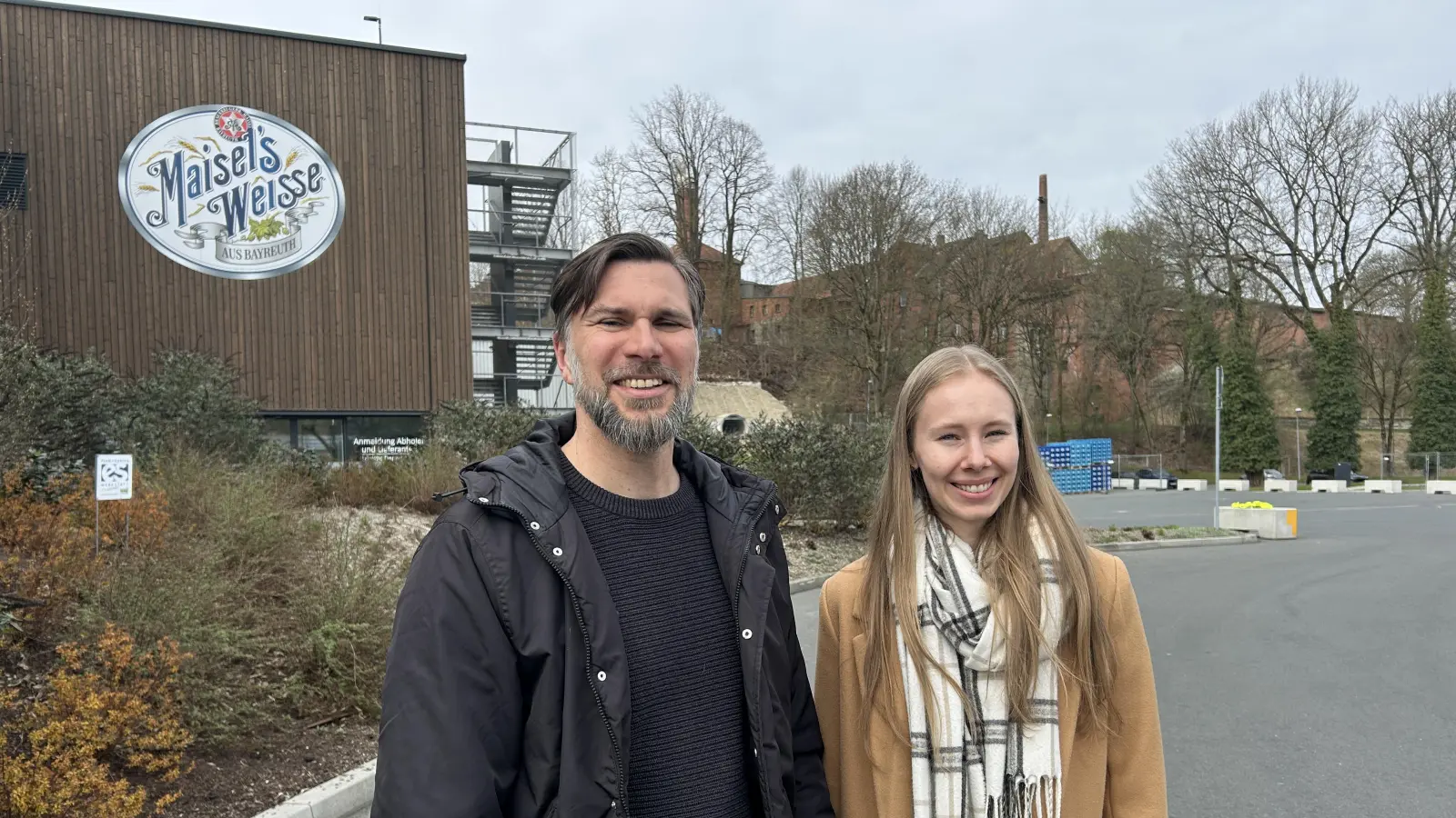 Tobias Schütz und Alina Kuhnt´sind Mitorganisatoren des diesjährigen Maisel&#39;s Weissbierfest.  (Foto: jm)