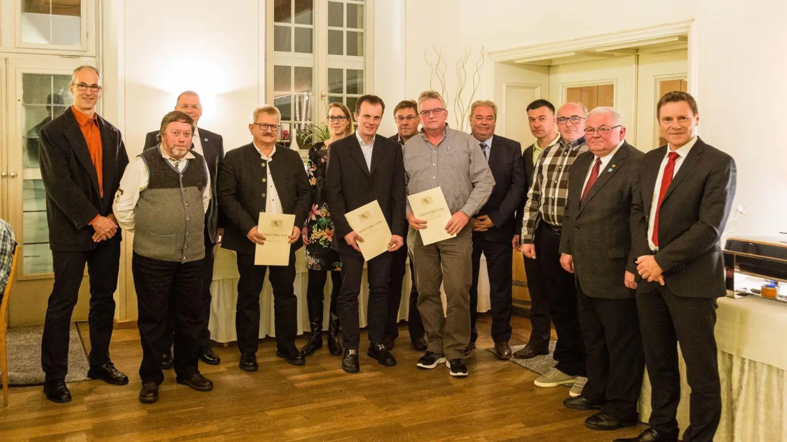 Stadtwerke Bayreuth ehren langjährige Mitarbeiter (Foto: inBayreuth.de)