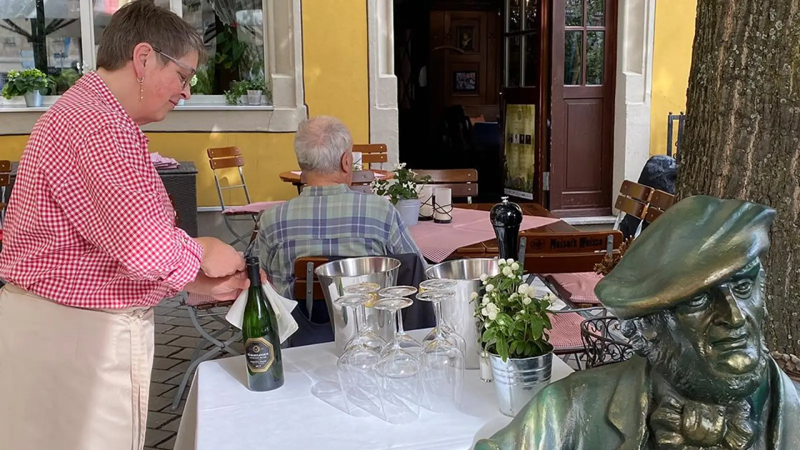 Rund um Richard Wagner gut zu tun: Die Gaststätte Wolffenzacher ist jeden Abend ausgebucht. Bild: Lenkeit (Foto: Lenkeit)