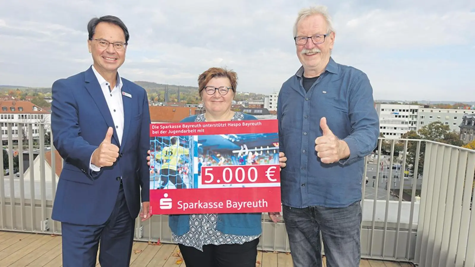HaSpo Bayreuth: Sparkasse spendet 5.000 Euro für Jugend (Foto: red)