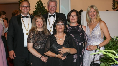 Staatsempfang im Neuen Schloss nach der Premiere der Bayreuther Festspiele.  (Foto: sd)