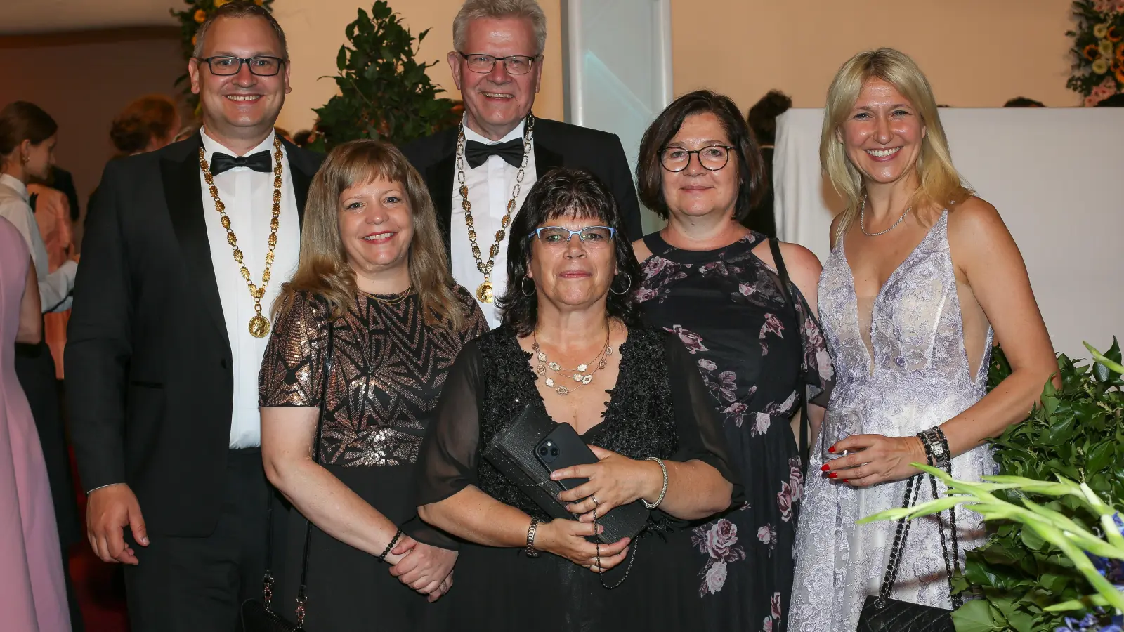 Staatsempfang im Neuen Schloss nach der Premiere der Bayreuther Festspiele.  (Foto: sd)