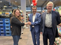 Das Pre-Opening des neuen Rewe-Marktes in Laineck war ein voller Erfolg.  (Foto: jm)