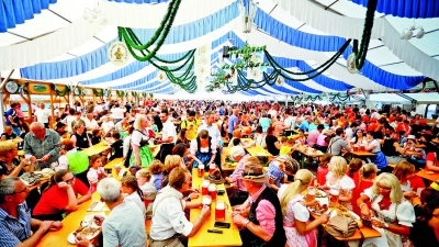 Volksfest Zelt innen Foto Thorsten Ochs (Foto: Foto: Thorsten Ochs)
