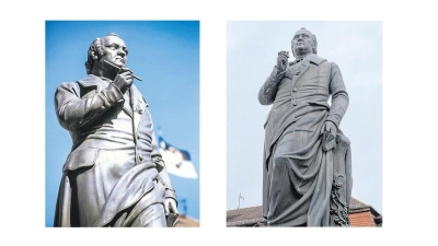 Jean Paul mit Schreibfeder in der Hand – jetzt ist das wichtige Werkzeug des Dichters verschwunden. (Foto: BMTG / W. Munzert )