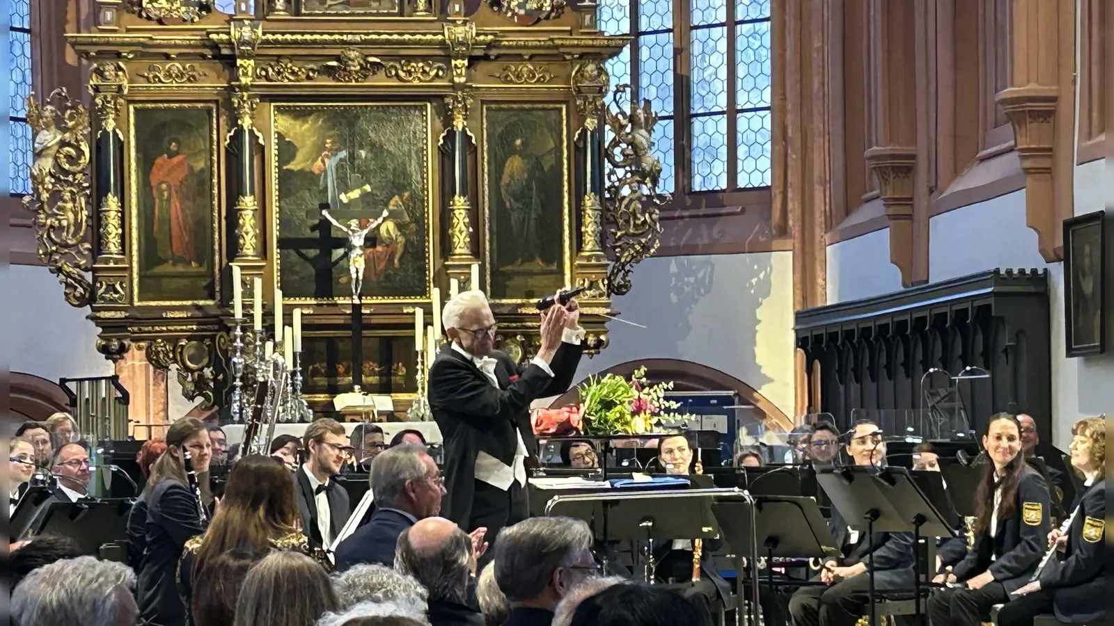 Polizeiorchester Bayern: Umjubeltes Konzert in der Stadtkirche. (Foto: gmu)