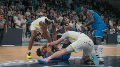 Hart umkämpft wie die gestrige Partie gegen Karlsruhe (Bild) wird auch das Spiel von MpK Bayreuth am morgigen Sonntag in Kirchheim sein. (Foto: Thorsten Ochs/ochsenfoto.de)