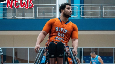 Isaac Lipscomb (hier noch im Trikot der University of Texas at Arlington Movin Mavs) spielt ab sofort für den RSV in der Rollstuhlbasketball-Bundesliga. (Foto: RSV Bayreuth)