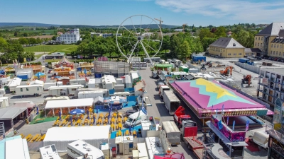 Die Vorbereitungen für das Bayreuther Volksfest laufen auf Hochtouren.  (Foto: sd)