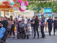 Der Donnerstagnachmittag beim Bayreuther Volksfest gehört traditionell den Menschen mit und ohne Handicap.  (Foto: sd)