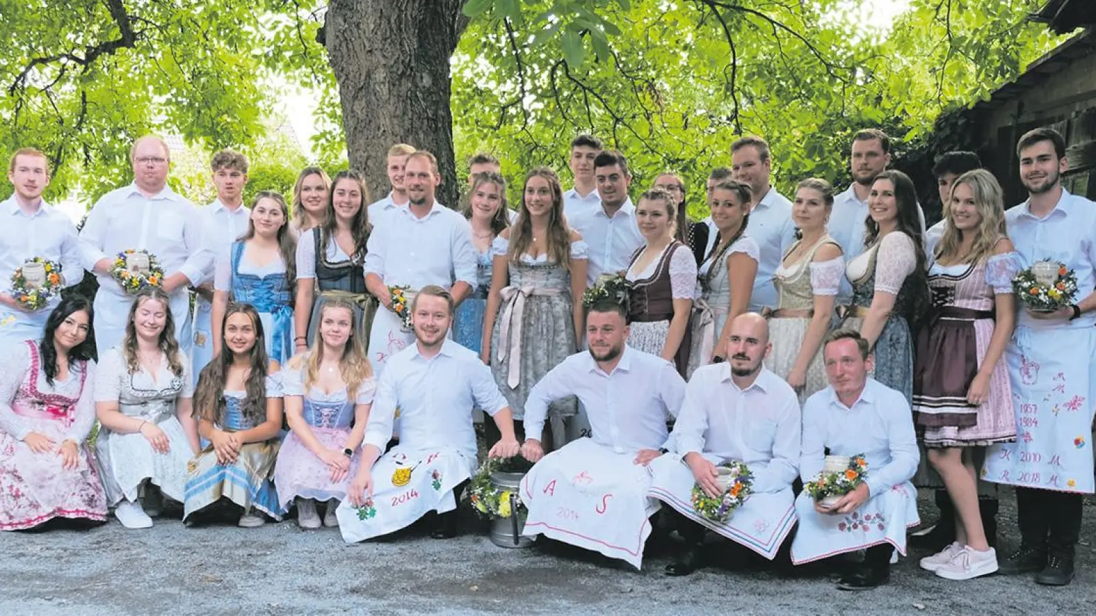 Die Misslwocha Kerwaboschn und -madla freuen sich auf die Besucher der diesjährigen Kerwa. (Foto: red)