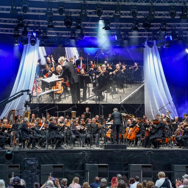 Festspiel Open Air begeistert die Zuschauer - heute muss es aber aufgrund des Wetters ausfallen.  (Foto: sd)