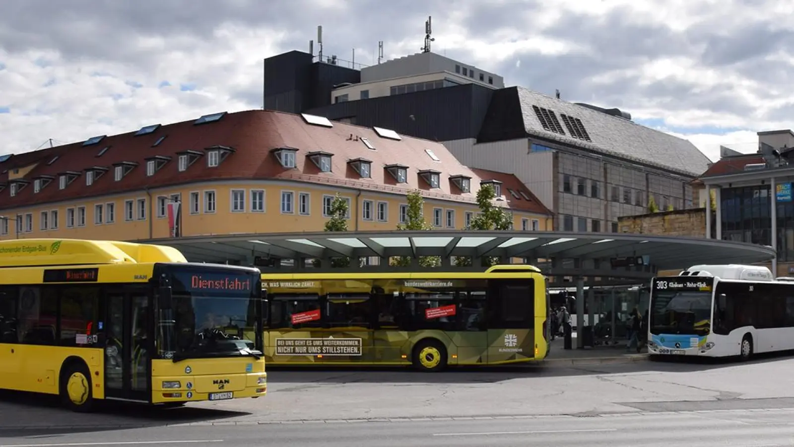 Bayreuth Stadtbus Streik (Foto: Lenkeit)