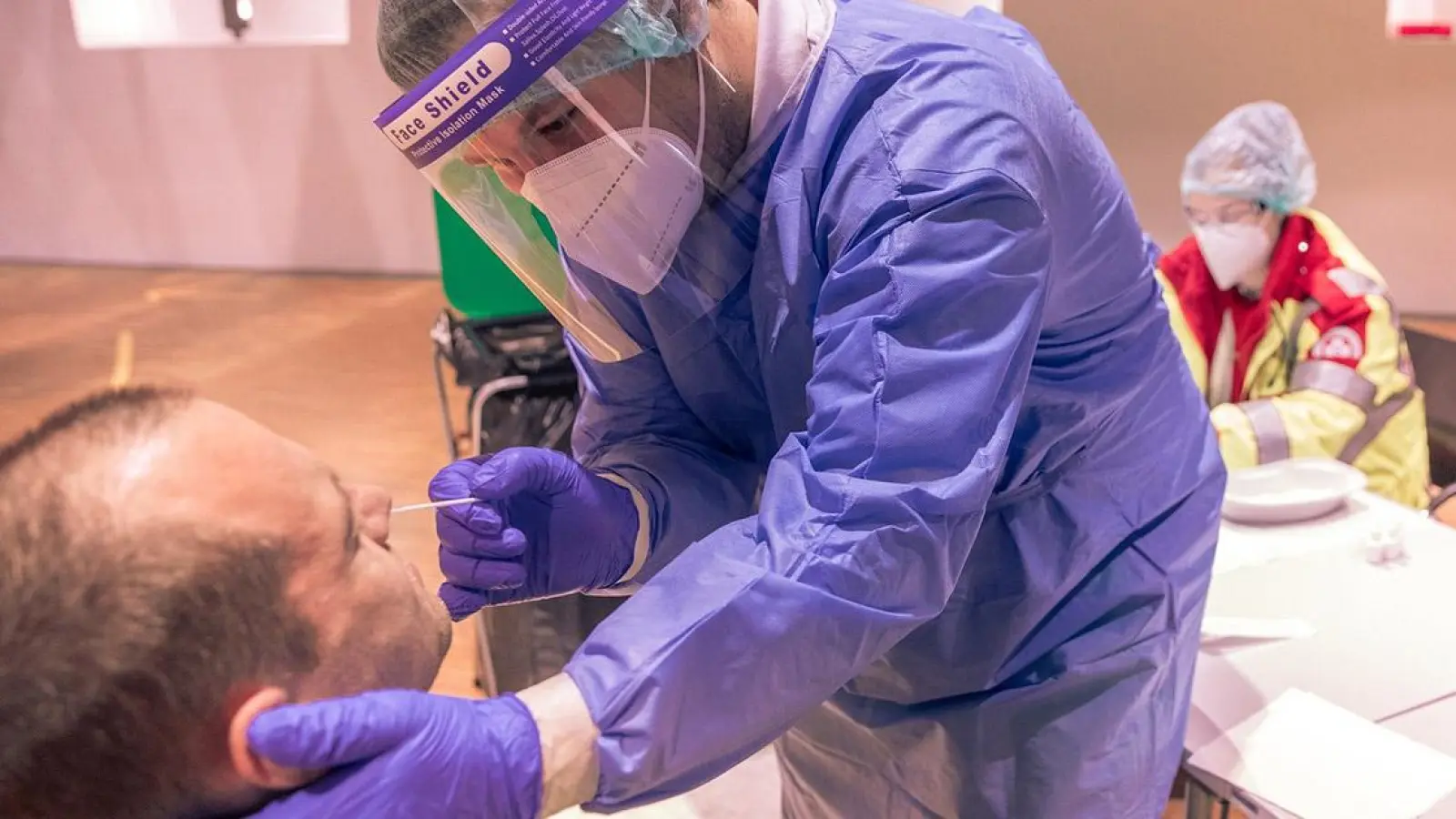 Corona-Virus in Bayreuth: Ansturm auf kostenfreie Testungen im Klinikum (Foto: red)