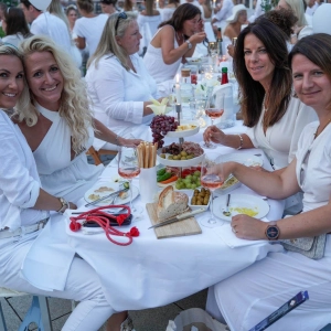 Weiß, weiß, weiß - Diner en Blanc 2023 (Foto: Stefan Dörfler)