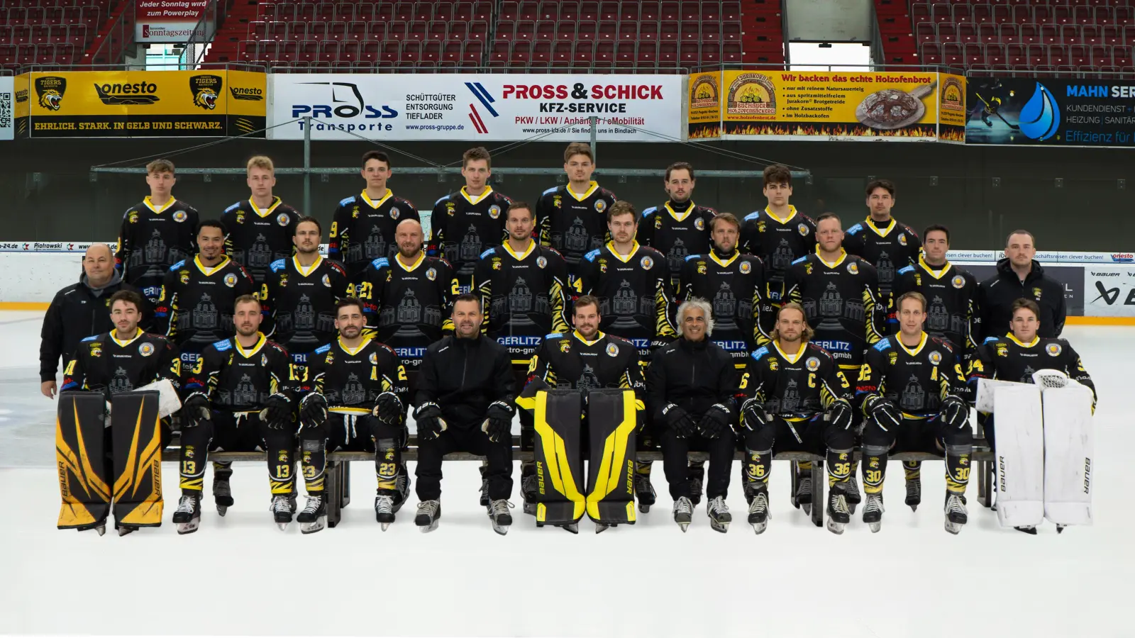 Das Team der onesto Tigers für die neue Saison in der Oberliga Nord. (Foto: onesto Tigers/Tobi Franke)