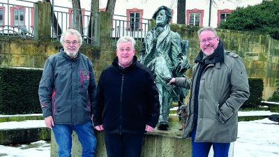 V.l.: Gert-Dieter Meier, Peter Leonhardt, Dr. Stefan Specht. (Foto: gmu)