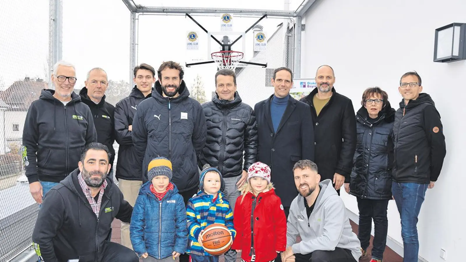BBC Bayreuth: Der dritte Basketballkorb steht (Foto: Mohr)