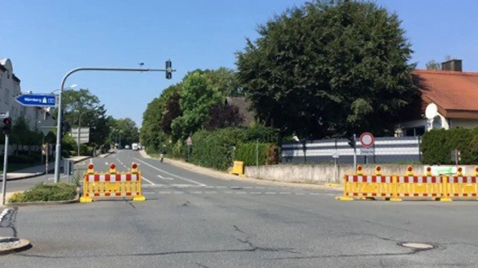 Preuschwitzer Straße in Bayreuth gesperrt: Umleitung zum Klinikum eingerichtet (Foto: Symbolbild: pixabay)